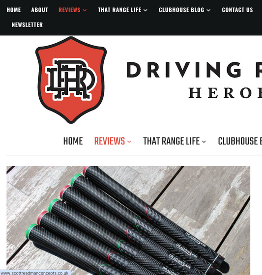 Driving Range HeroesにDragonSkin Gripのレビューが掲載